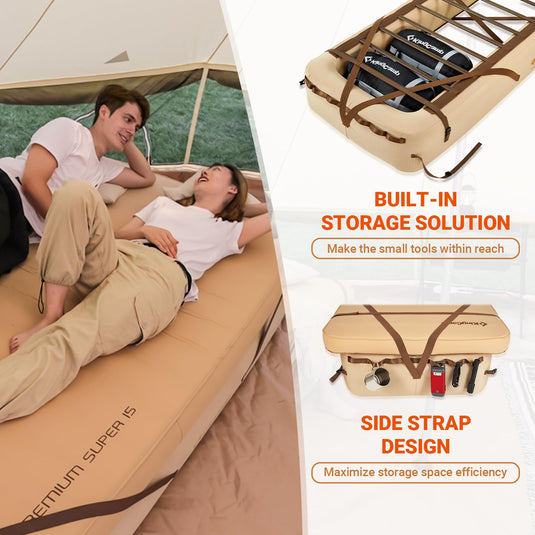 KingCamp AIR MATRESS BASE OAK P10