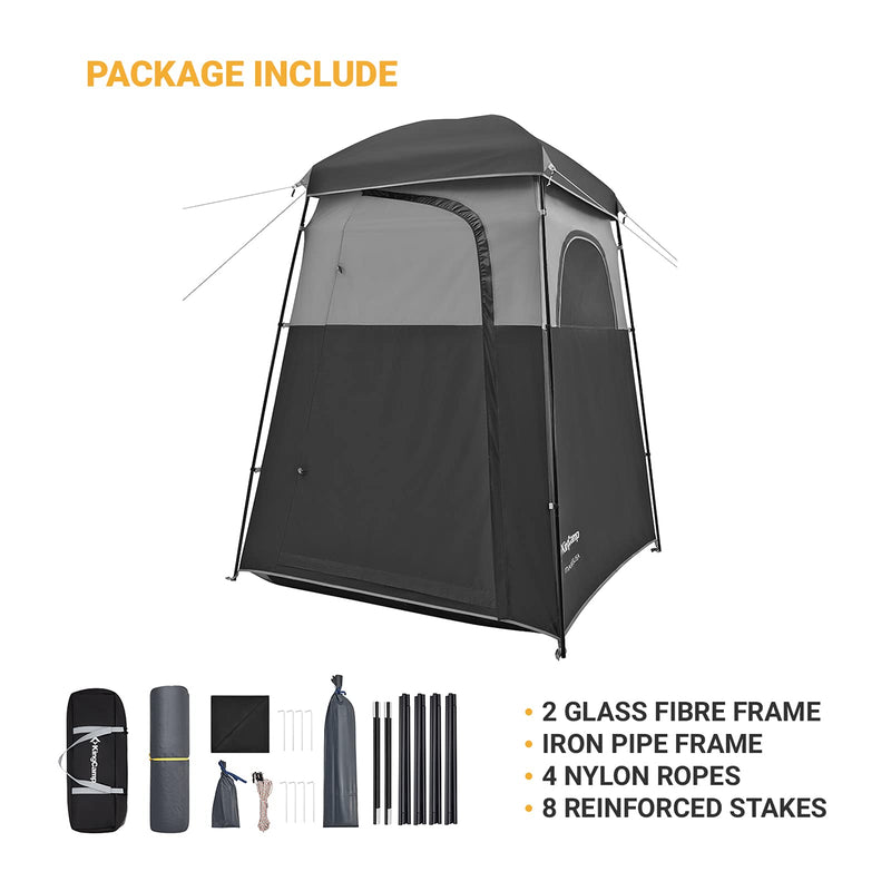 Load image into Gallery viewer, KingCamp MARASUSA Shower Tent 1 Room Design
