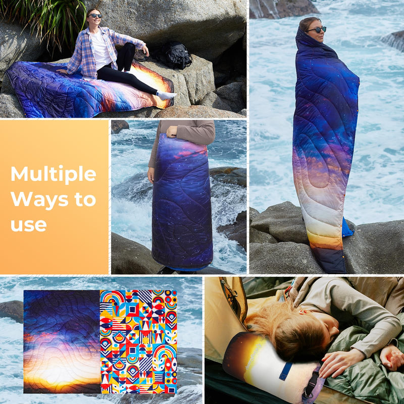 Load image into Gallery viewer, KingCamp BLANKET SMART 150 XL Lightweight Camping Blanket
