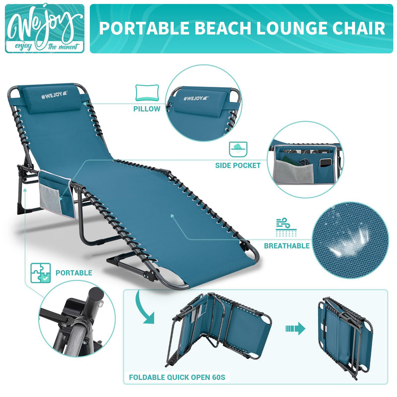 Load image into Gallery viewer, WEJOY 3-Folding Lounge Chair
