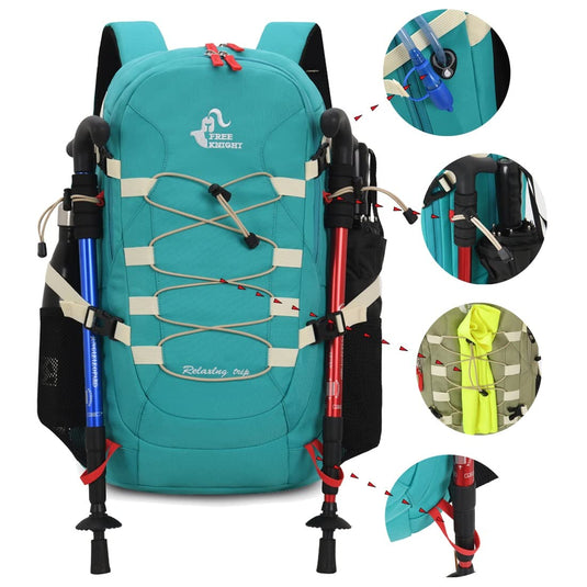 KinWild 40L Waterproof Hiking Backpack with Rain Cover