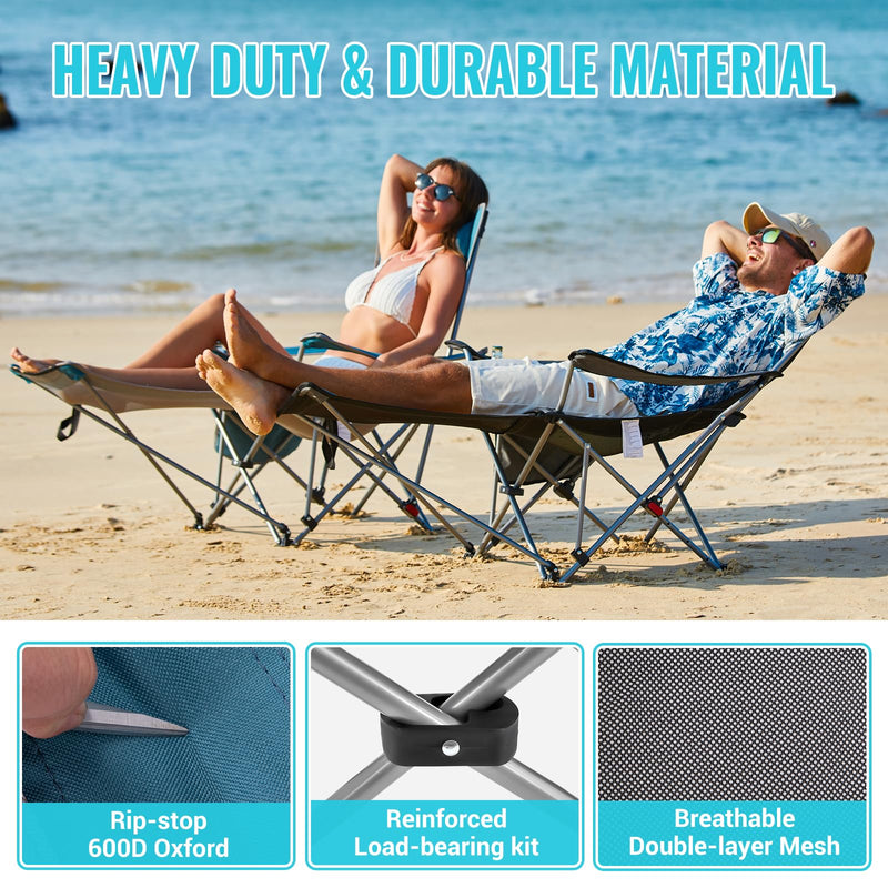 Load image into Gallery viewer, WEJOY 4-Position Reclining Camp Chair
