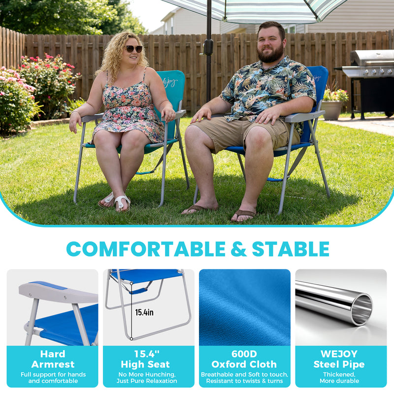 Load image into Gallery viewer, WEJOY AQUAL B10 XL Oversized Folding Beach Chair Comfortable and Stable
