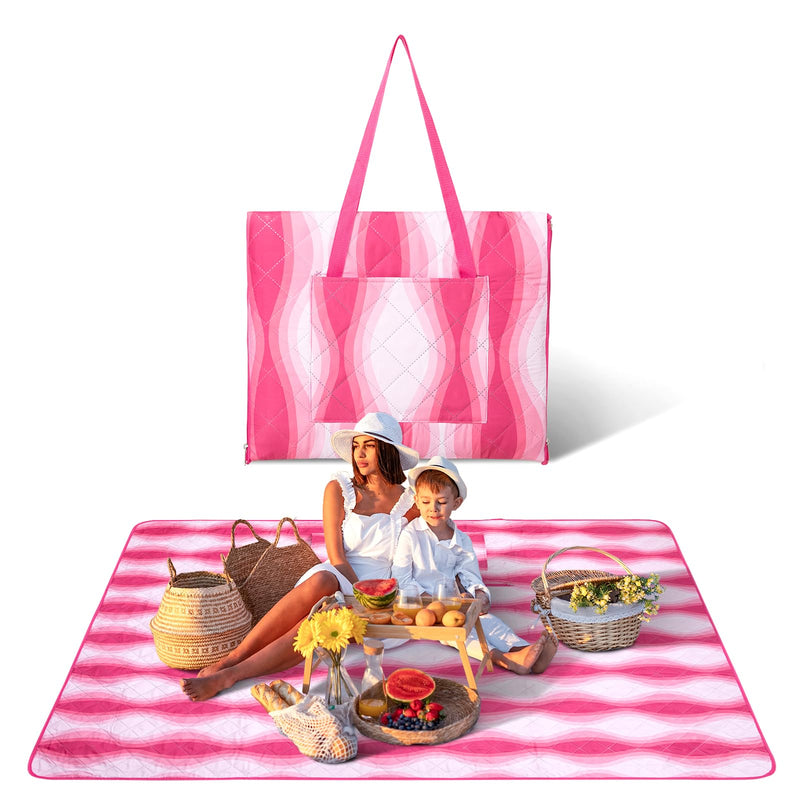 Load image into Gallery viewer, WEJOY Waterproof Picnic Blanket – Sandproof Beach Mat for 4 Adults
