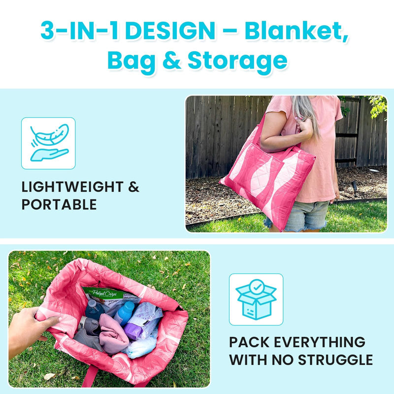 Load image into Gallery viewer, WEJOY Waterproof Picnic Blanket – Sandproof Beach Mat for 4 Adults
