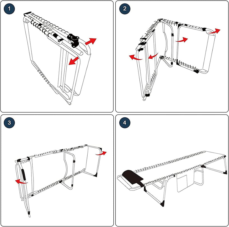 Load image into Gallery viewer, KingCamp BERLIN Classic Adjustable Cot
