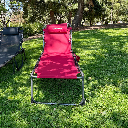 KingCamp 3-Folding Lounge Chair Set of 2