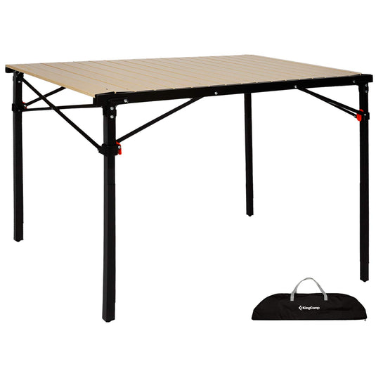 alu roll campingtisch KingCamp Aluminium Roll-Up Camping Klapptisch – BRoadout