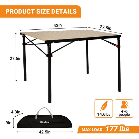 KingCamp MARBLE Folding Table