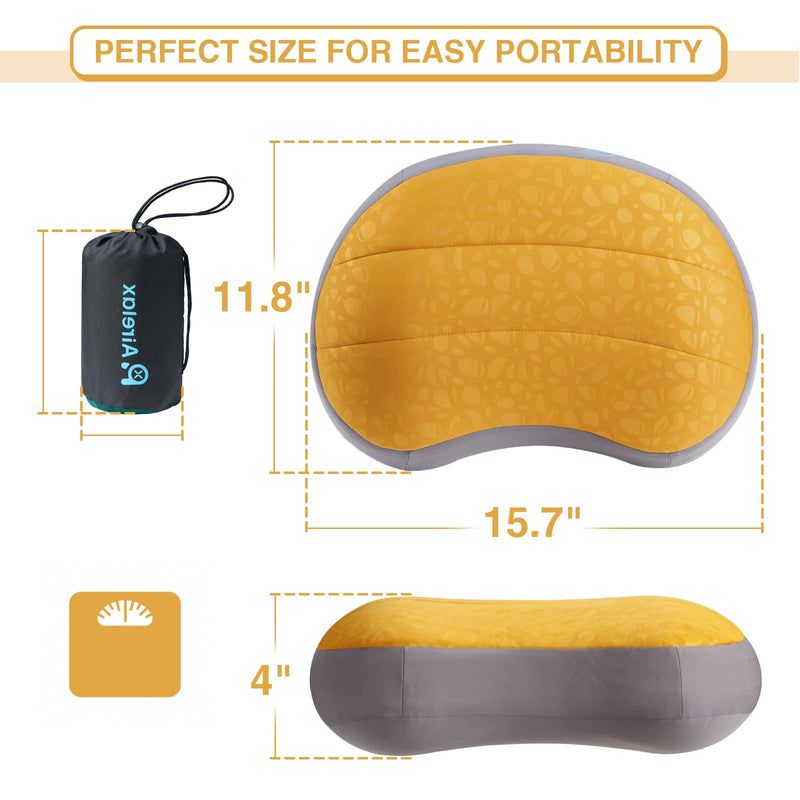 Load image into Gallery viewer, Airelax Ultra Light Inflatable Outdoor Camping Pillow for Neck and Waist Support
