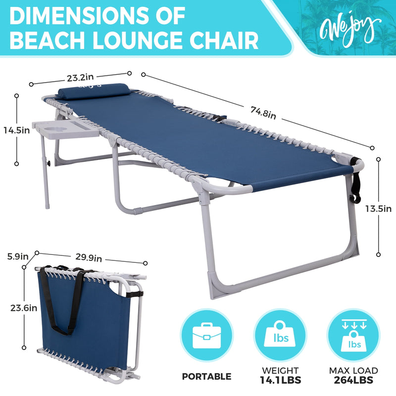 Load image into Gallery viewer, WEJOY Classic Lounge Chair Plus Beach Chair
