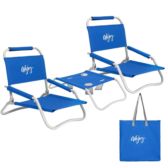 WEJOY Fully Folding Table and Chair Set