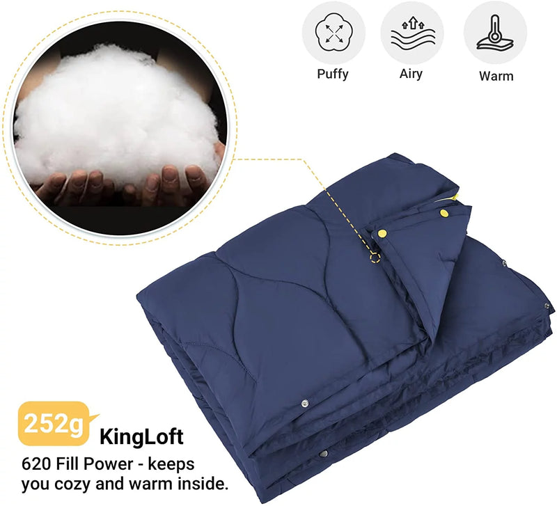 Load image into Gallery viewer, EEZEE Travel Blanket Lightweight Compact Outdoor Blanket
