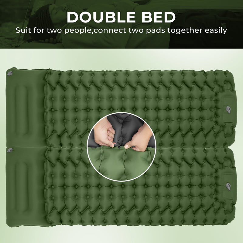 Load image into Gallery viewer, ATEPA DELUXE 7 Single Air Pad Camping Mattress
