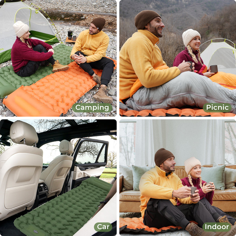 Load image into Gallery viewer, ATEPA DELUXE 7 Single Air Pad Camping Mattress
