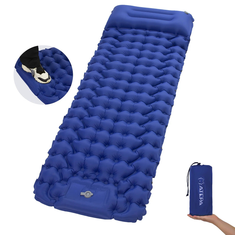 Load image into Gallery viewer, ATEPA DELUXE 7 Single Air Pad Camping Mattress
