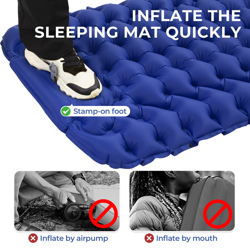 Load image into Gallery viewer, ATEPA DELUXE 7 Single Air Pad Camping Mattress
