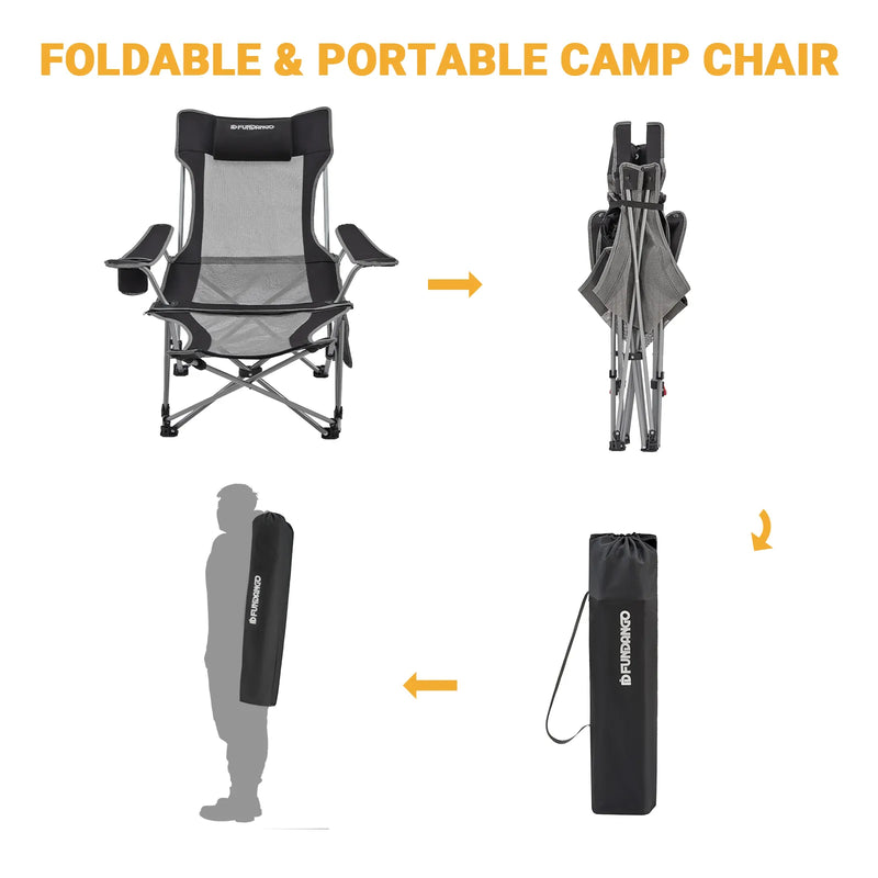 Load image into Gallery viewer, FUNDANGO Folding Recliner Chair Lounge Chair
