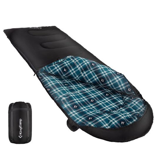 KingCamp CLOUDY 400 Sleeping Bag-Envelope With Hood