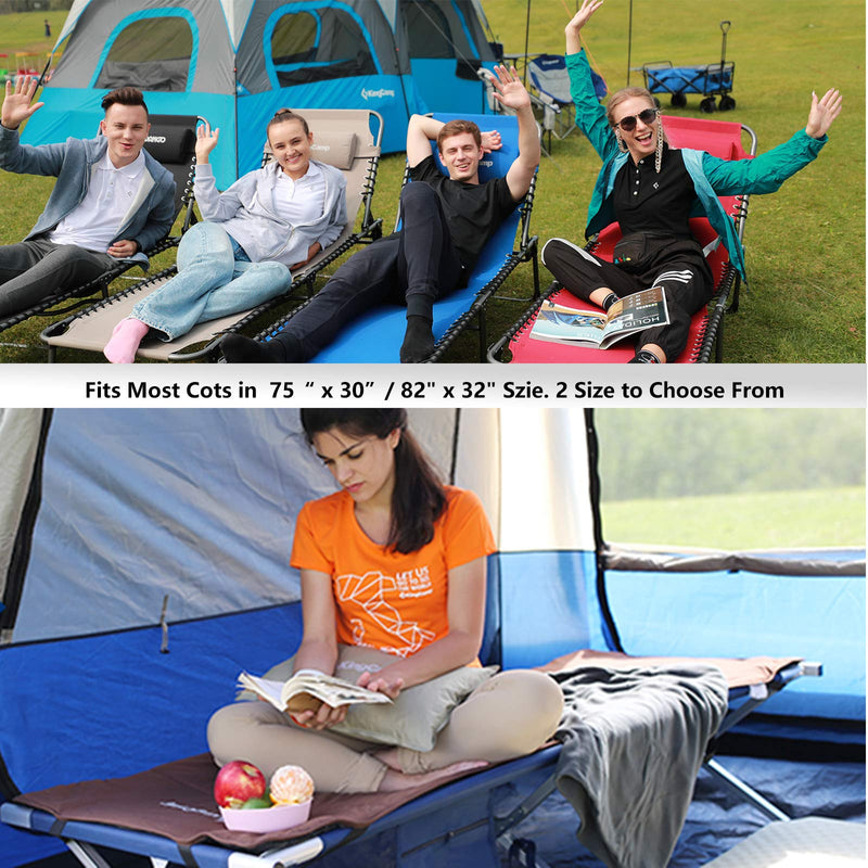 Load image into Gallery viewer, KingCamp Padded Mat Camp Pad Waterproof and Breathable Fits Most Cots
