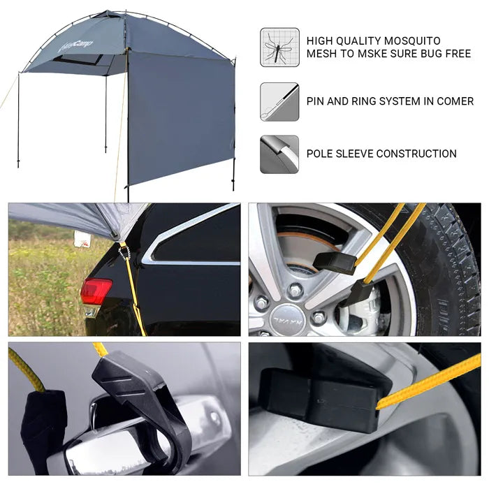 Load image into Gallery viewer, KingCamp COMPASS PLUS Sun Shelter Truck Bed Tent
