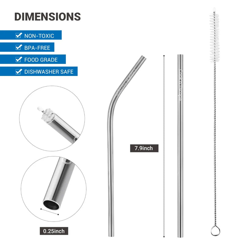 Load image into Gallery viewer, Cook&#39;n&#39;Escape Titanium Straws
