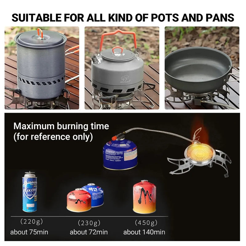 Load image into Gallery viewer, BULIN Burner Camping Gas Stove
