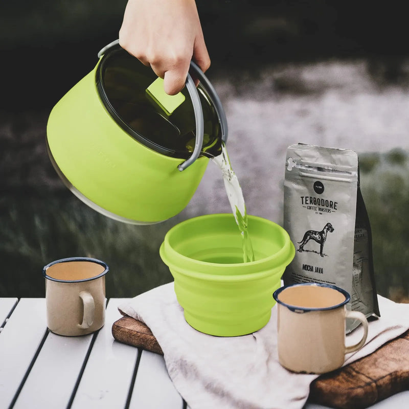Load image into Gallery viewer, EEZEE Folding Silicone Kettle Combination
