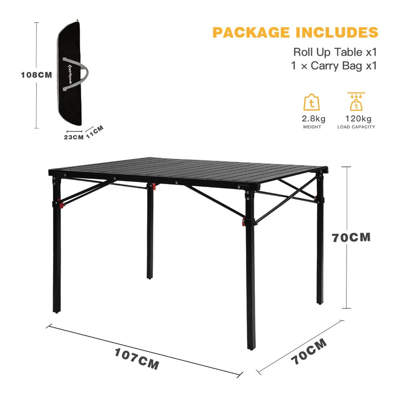 Load image into Gallery viewer, KingCamp Folding Outdoor Table Lightweight Aluminum Alloy Table
