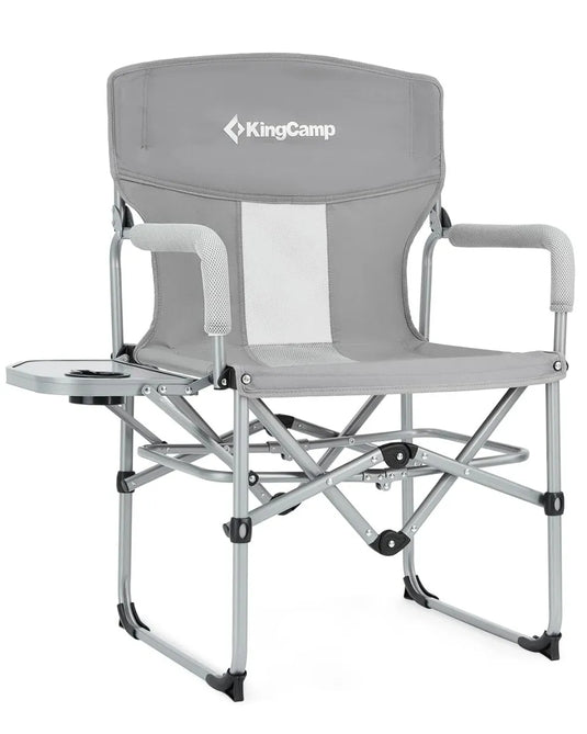 KingCamp Folding Large Director Chair with Non-slip Feet