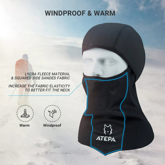 ATEPA Balaclava Ski Mask Winter Full Face Mask