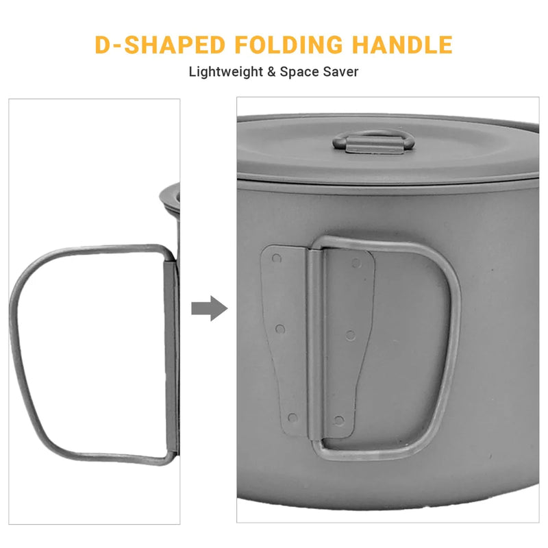 Load image into Gallery viewer, Cook&#39;n&#39;Escape 1300ml Titanium Hanging Pot
