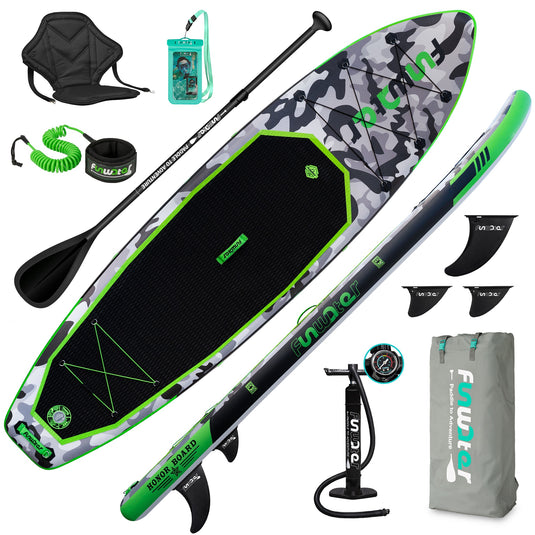 Camouflage Inflatable Stand Up Paddle Board 10'8inch