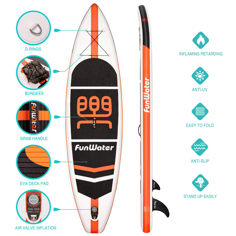 Load image into Gallery viewer, FunWater Inflatable Ultra-Light 11&#39; SUP Paddle Boards
