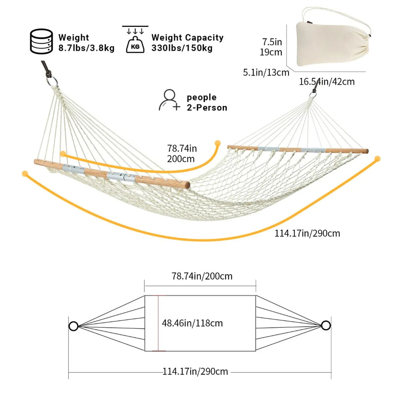 Load image into Gallery viewer, KingCamp Mulan Net Hammock
