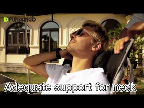 Load and play video in Gallery viewer, FUNDANGO Portable Rocking Chair Folding Chair with Stable Frame
