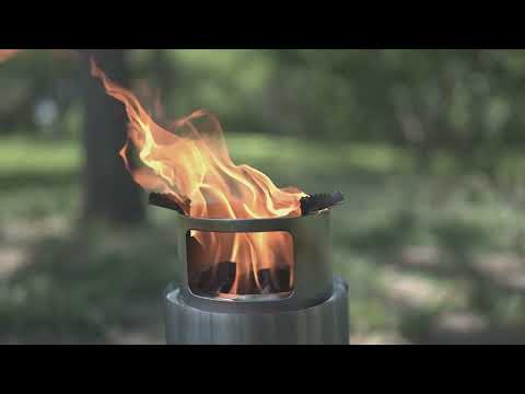 Laden und spielen Sie Video in Galerie -Viewer, KingCamp FIREWOOD Folding Wood Stove
