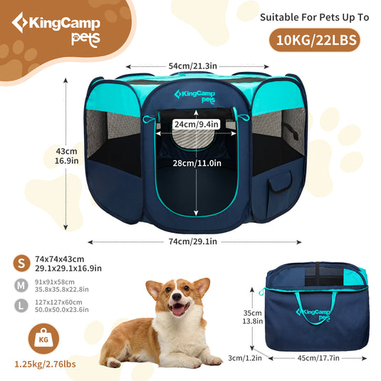 KingCamp PETS ANCONA Dog Playpen Dog Tent