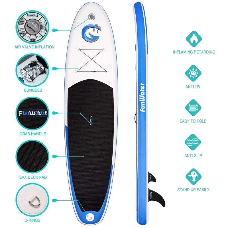 Load image into Gallery viewer, FunWater Stand Up Paddle Board 20.4 LBS
