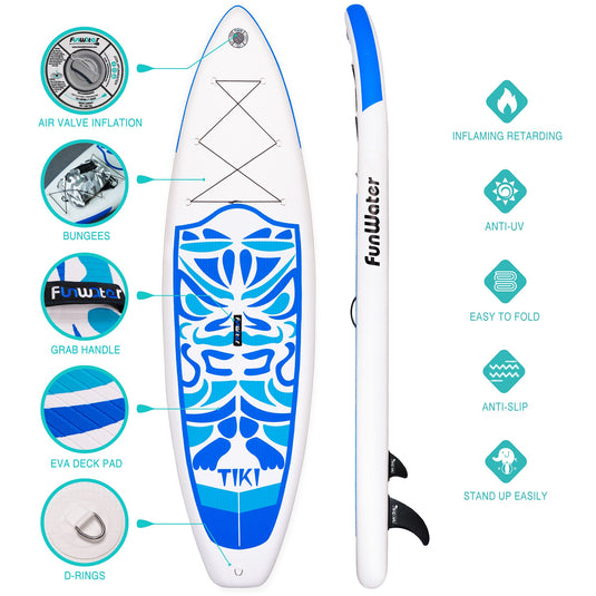 FunWater Stand Up Paddle Board 17.6LBS